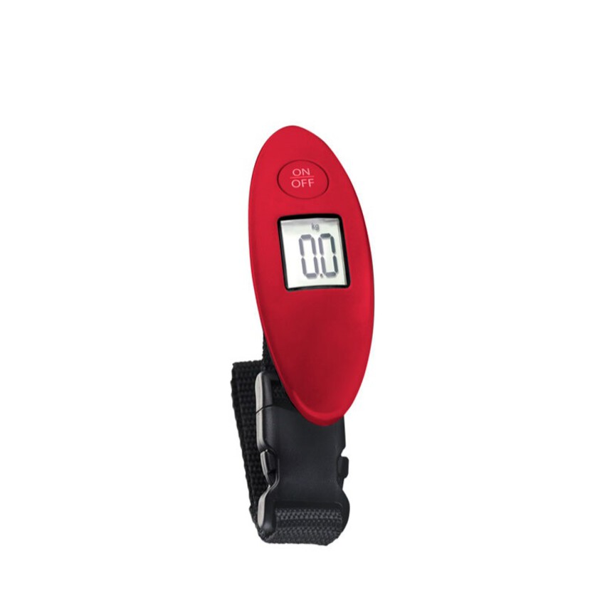 Digital Luggage Scale with Temperature Dsiplay - Red